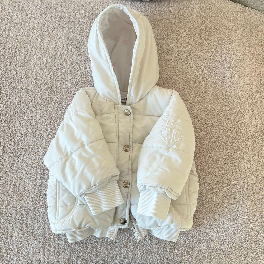 Baby Dior Girl Puffer Jacket 12 months - Picture 3 of 10